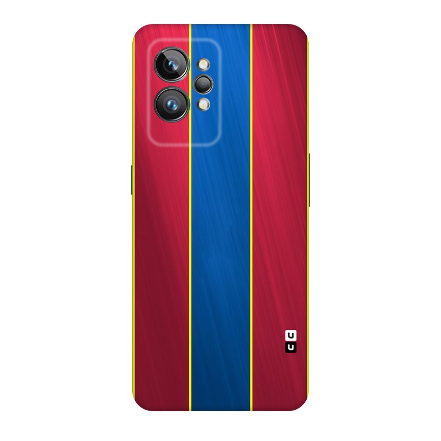 Premium Vertical Stripes Original Polycarbonate Back Case for Realme GT2 Pro