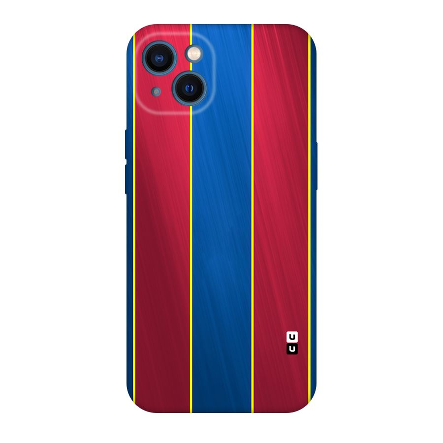 Premium Vertical Stripes Original Polycarbonate Back Case for iPhone 13