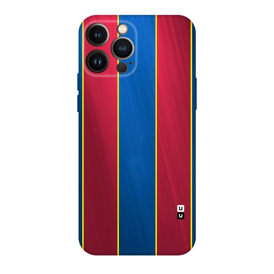 Premium Vertical Stripes Original Polycarbonate Back Case for iPhone 13 Pro Max