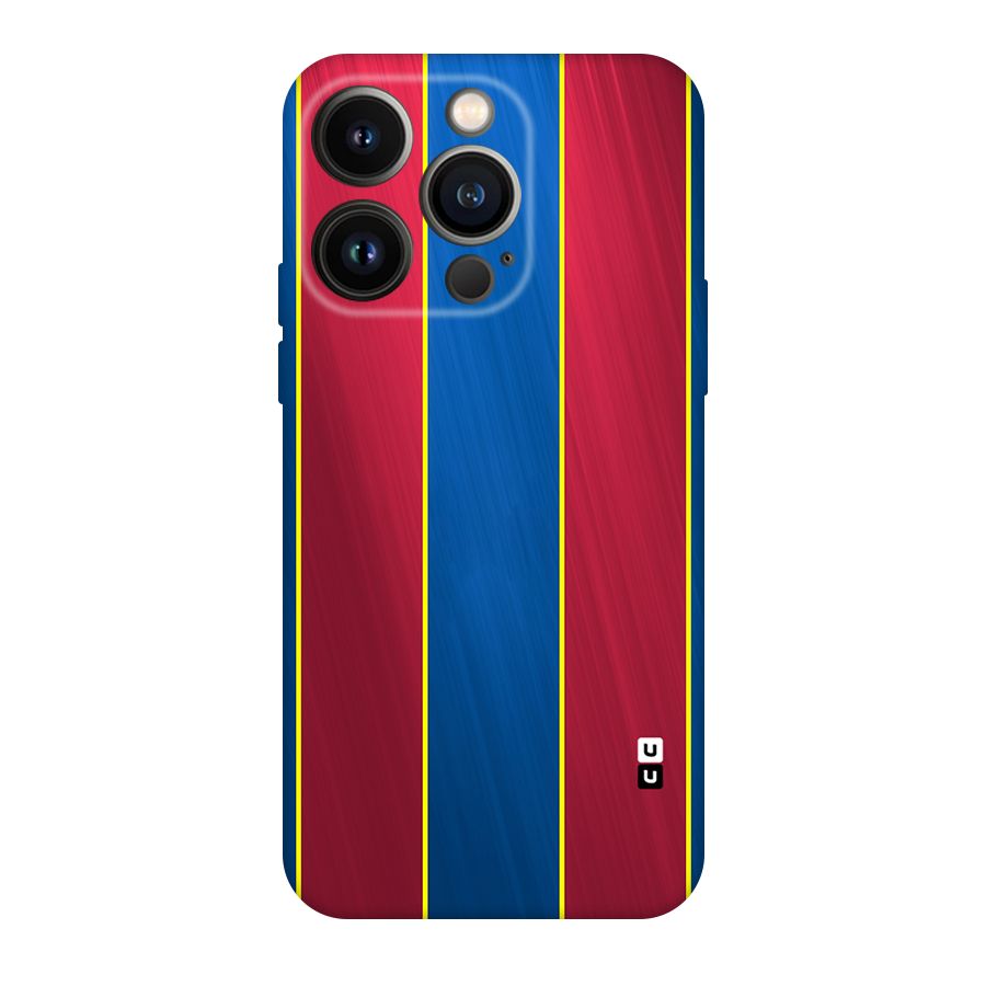 Premium Vertical Stripes Original Polycarbonate Back Case for iPhone 14 Pro