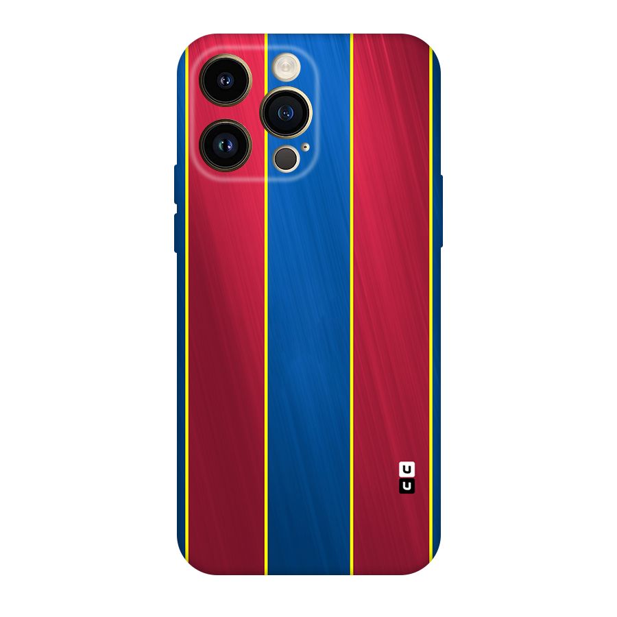 Premium Vertical Stripes Original Polycarbonate Back Case for iPhone 14 Pro Max