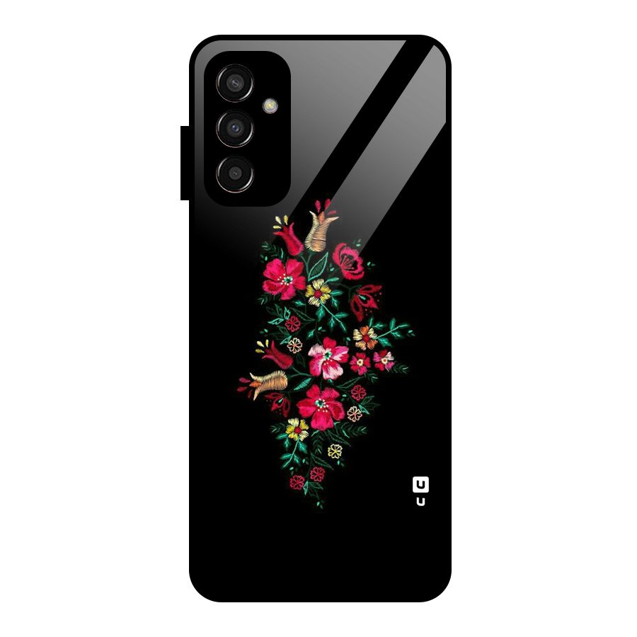 Pretty Allure Flower Glass Back Case for Galaxy F13