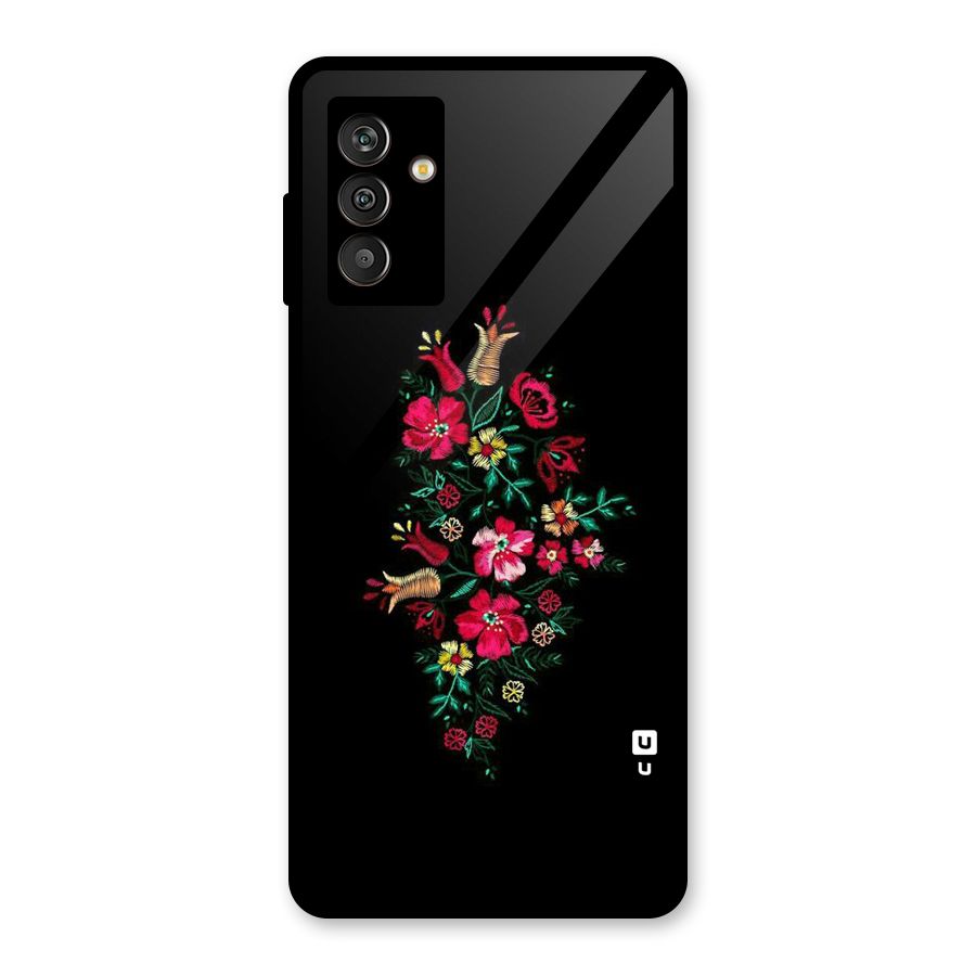 Pretty Allure Flower Glass Back Case for Galaxy M13