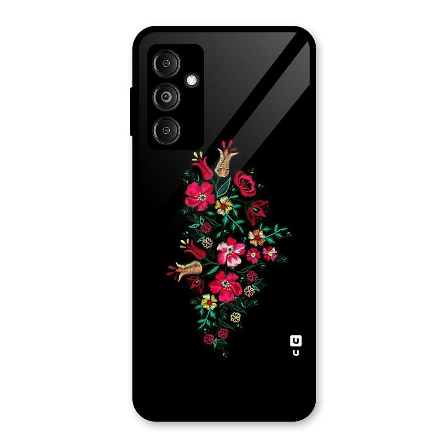 Pretty Allure Flower Glass Back Case for Galaxy M14 5G