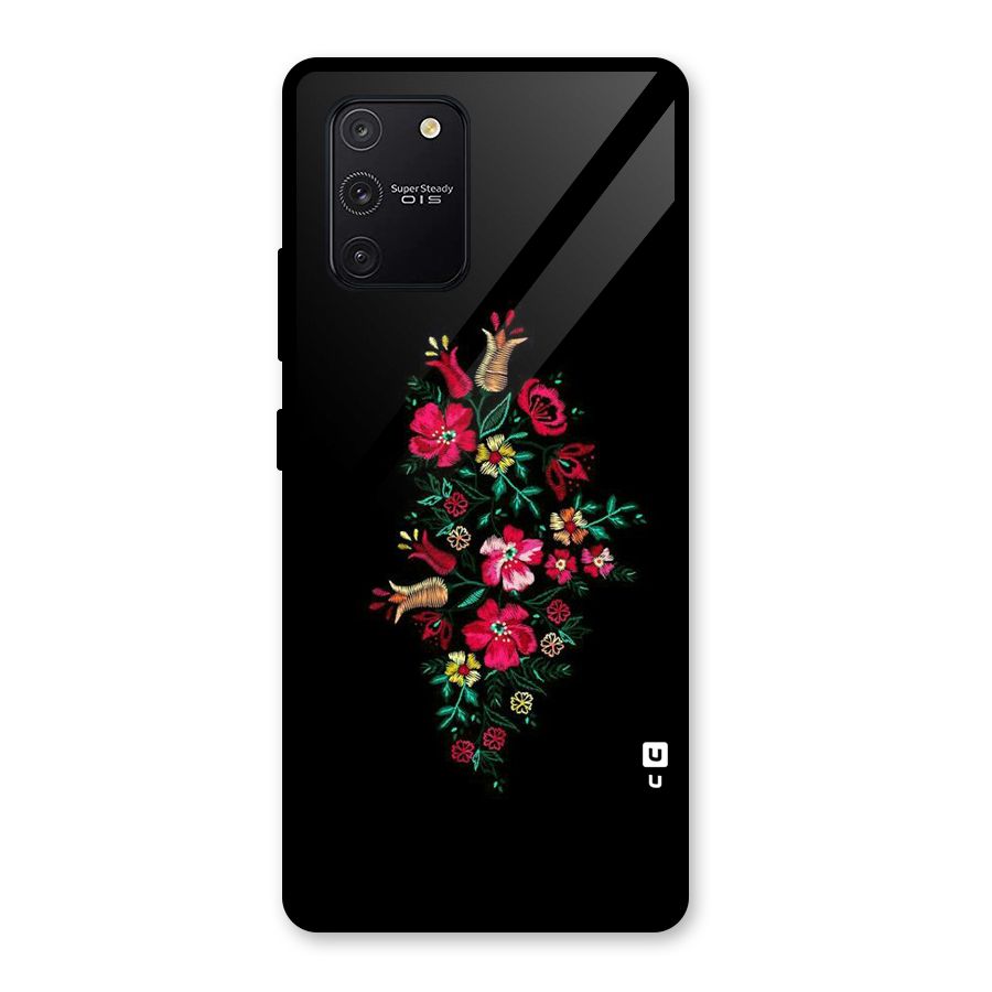 Pretty Allure Flower Glass Back Case for Galaxy S10 Lite