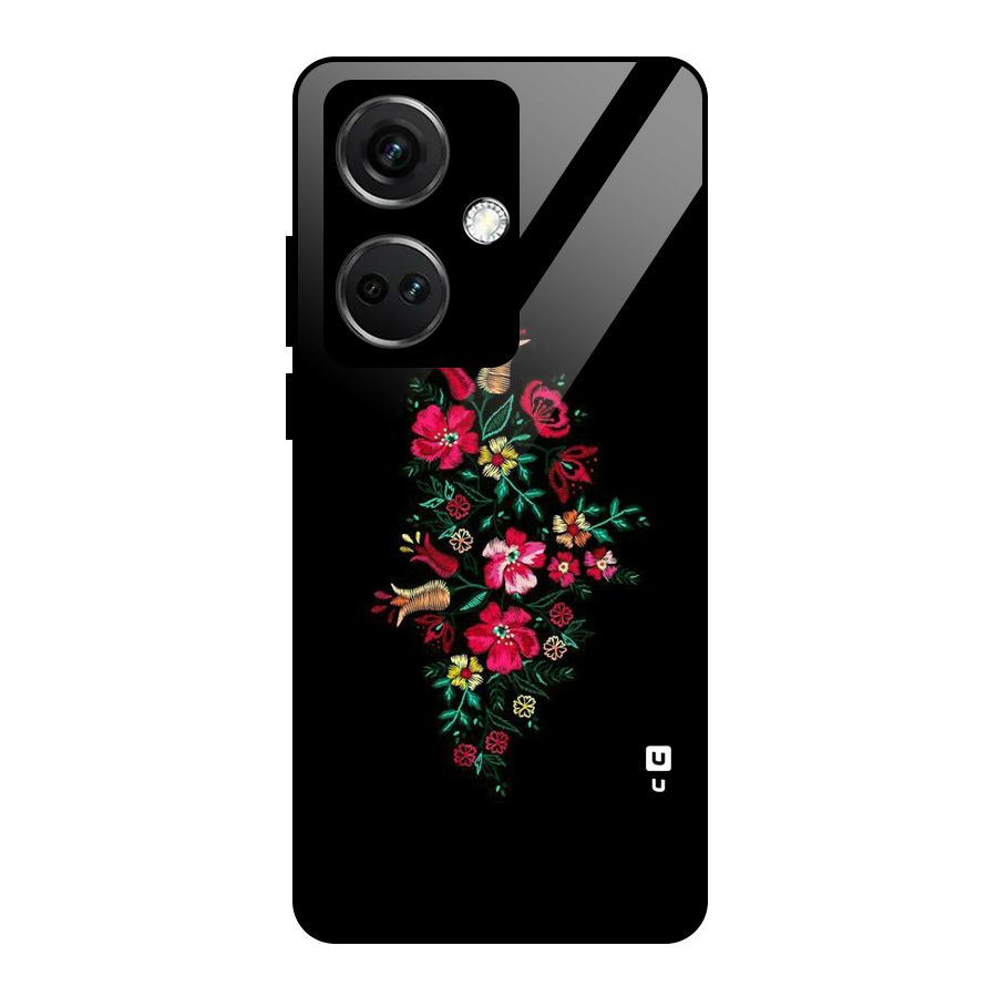 Pretty Allure Flower Glass Back Case for OnePlus Nord CE 3 5G