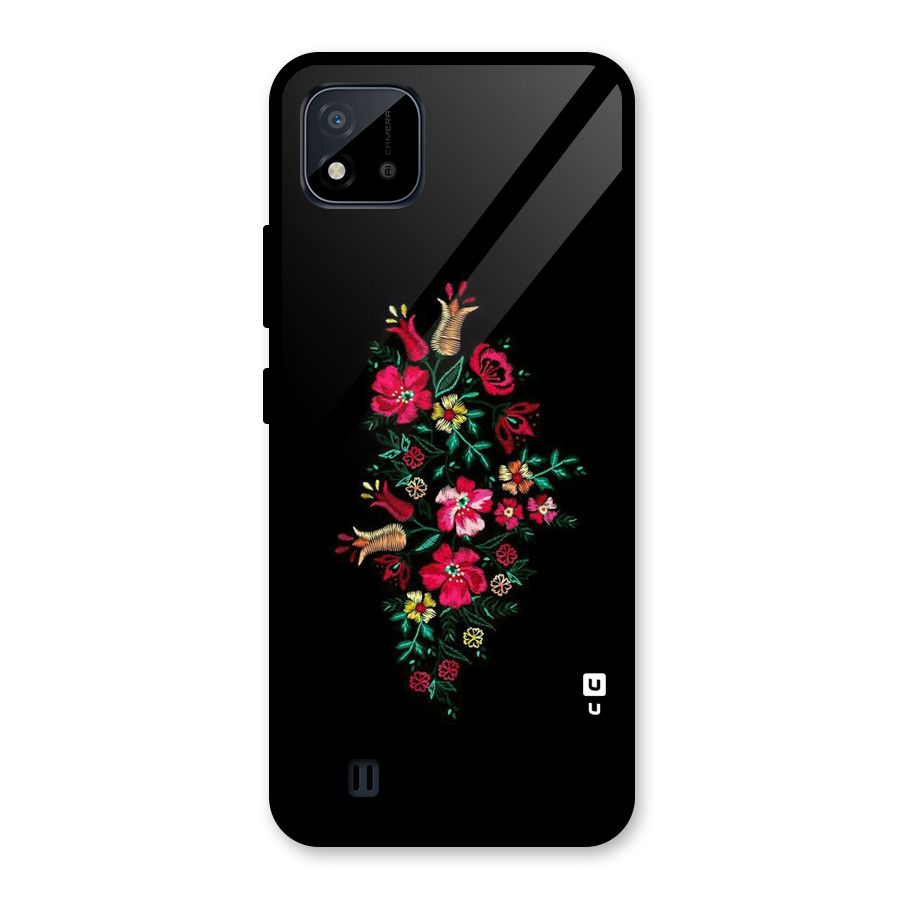 Pretty Allure Flower Glass Back Case for Realme C11 2021