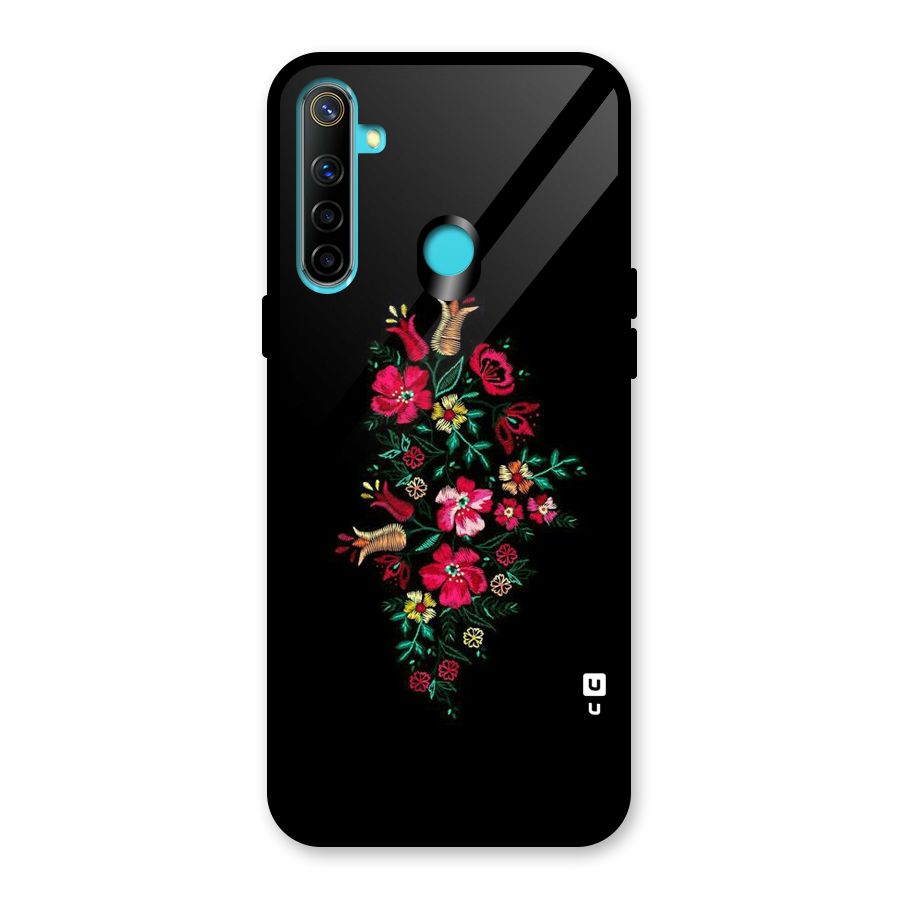 Pretty Allure Flower Glass Back Case for Realme Narzo 10