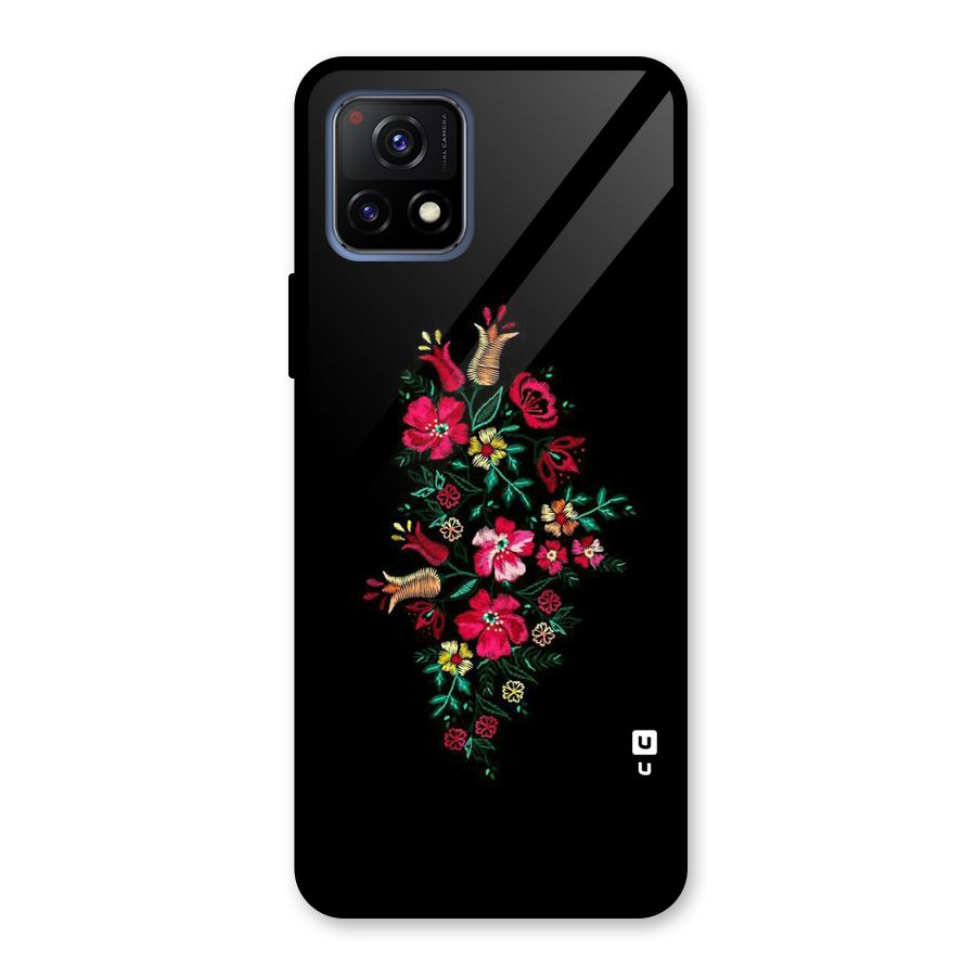Pretty Allure Flower Glass Back Case for Vivo Y72 5G