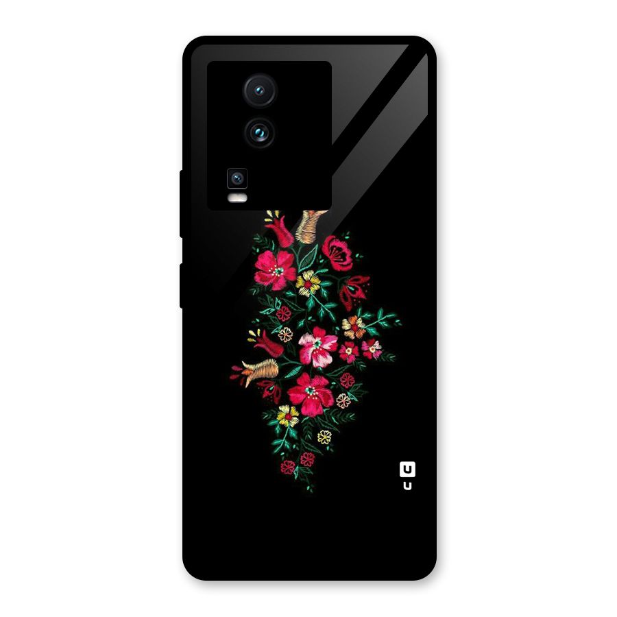 Pretty Allure Flower Glass Back Case for Vivo iQOO Neo 7 Pro