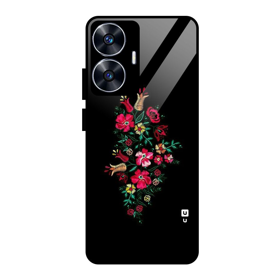 Pretty Allure Flower Glass Back Case for realme C55