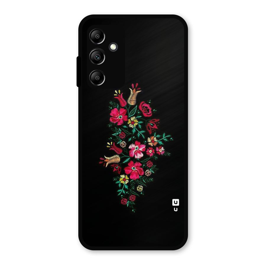 Pretty Allure Flower Metal Back Case for Galaxy A14 5G