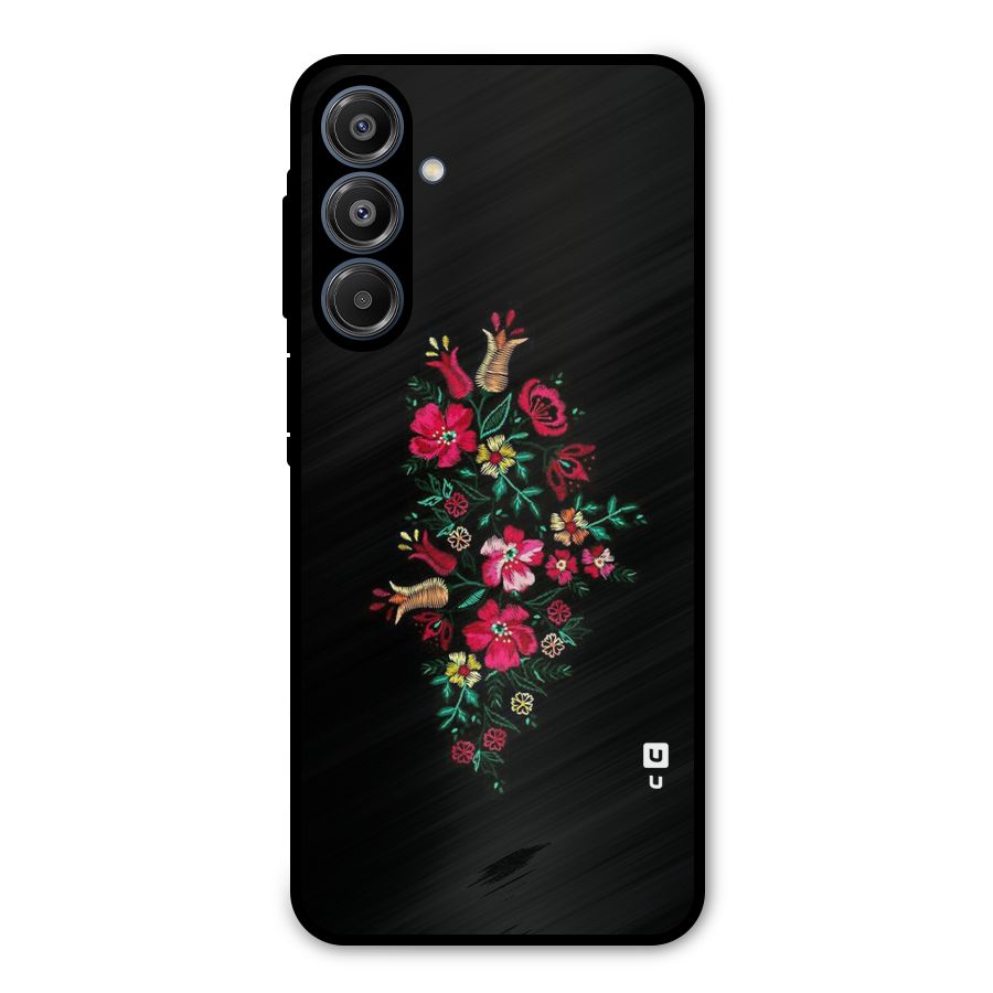 Pretty Allure Flower Metal Back Case for Galaxy A16 5G