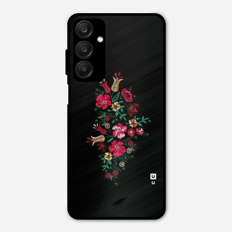Pretty Allure Flower Metal Back Case for Galaxy A25 5G