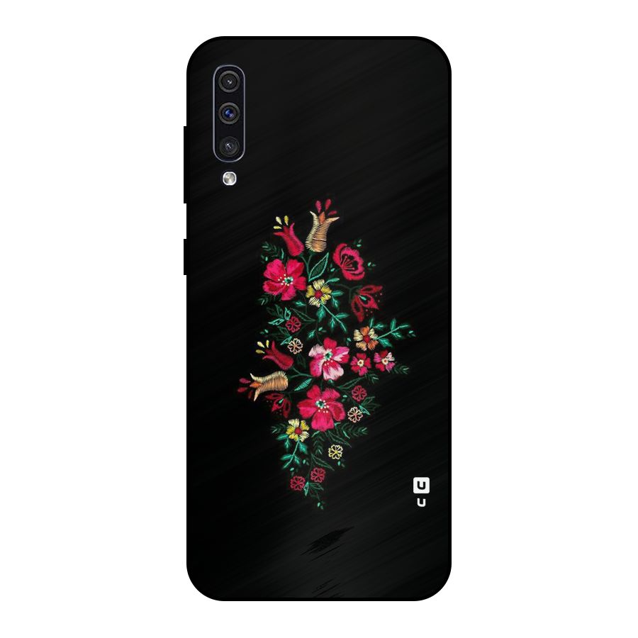 Pretty Allure Flower Metal Back Case for Galaxy A30s