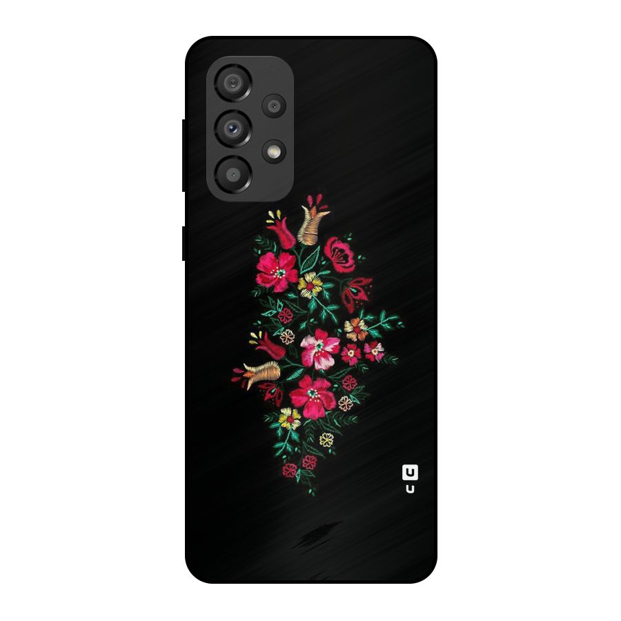 Pretty Allure Flower Metal Back Case for Galaxy A33 5G