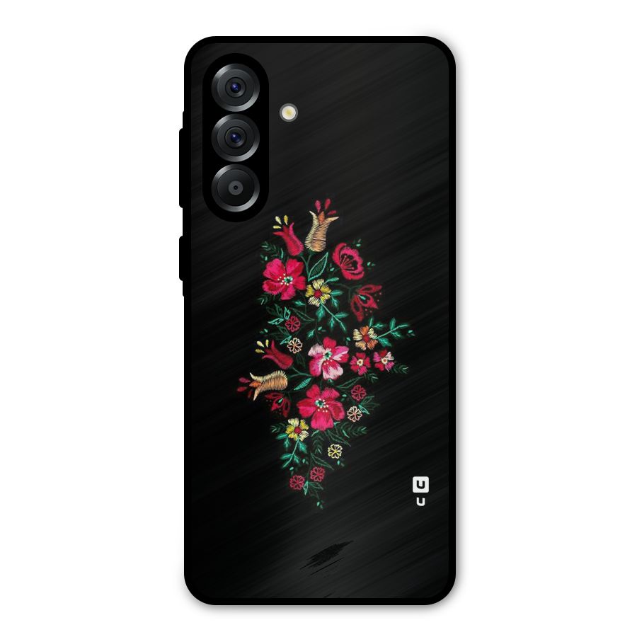 Pretty Allure Flower Metal Back Case for Galaxy A36