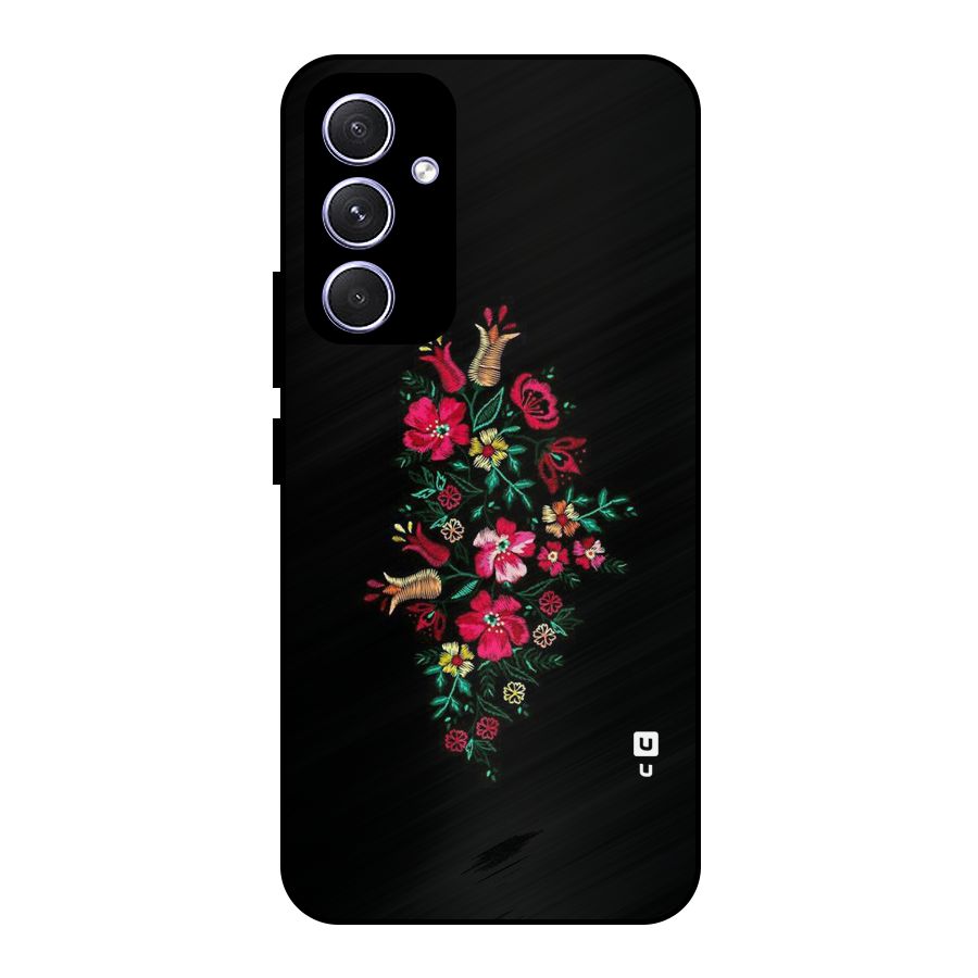 Pretty Allure Flower Metal Back Case for Galaxy A54