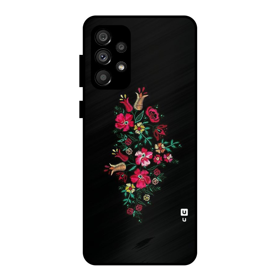 Pretty Allure Flower Metal Back Case for Galaxy A73 5G