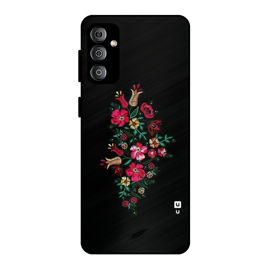 Pretty Allure Flower Metal Back Case for Galaxy F23