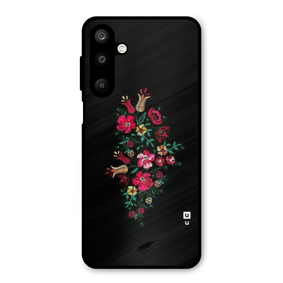 Pretty Allure Flower Metal Back Case for Galaxy M16