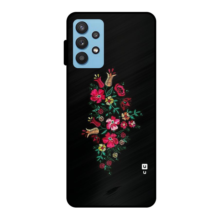 Pretty Allure Flower Metal Back Case for Galaxy M32 5G