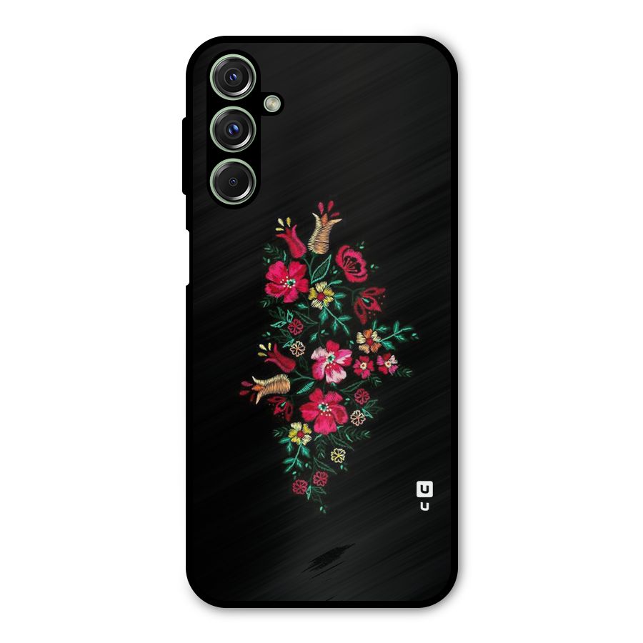 Pretty Allure Flower Metal Back Case for Galaxy M34