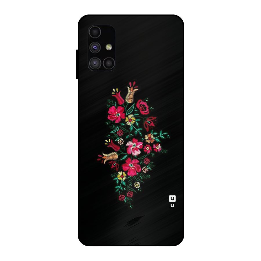 Pretty Allure Flower Metal Back Case for Galaxy M51