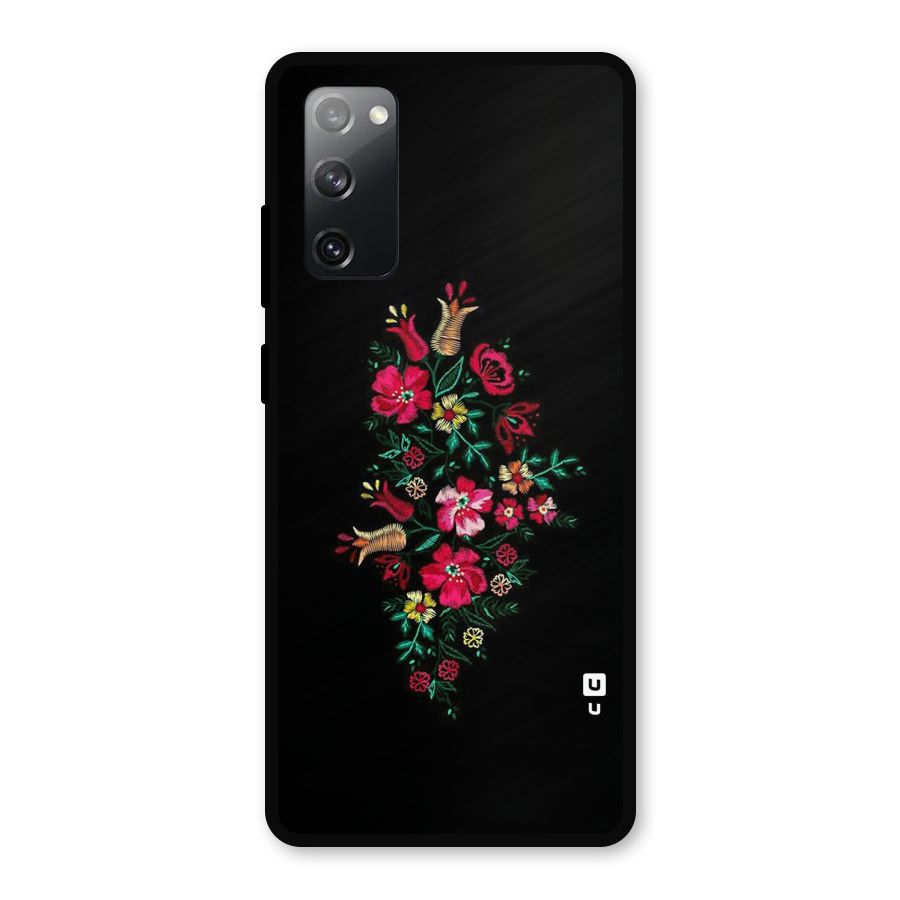 Pretty Allure Flower Metal Back Case for Galaxy S20 FE 5G