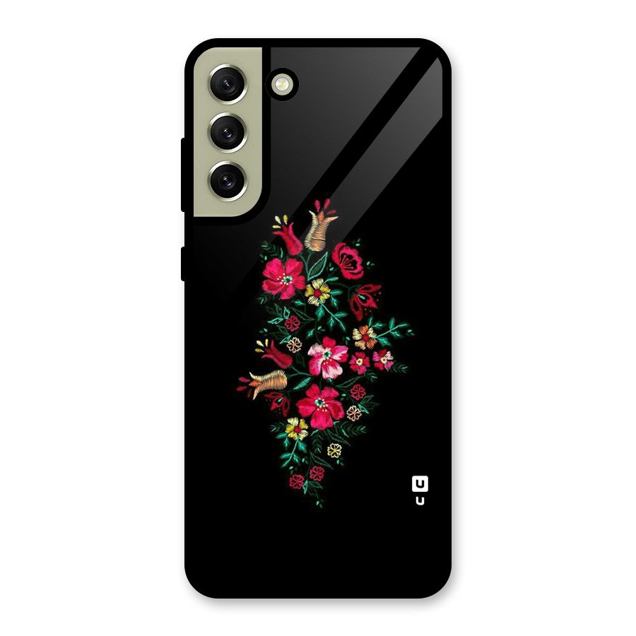 Pretty Allure Flower Metal Back Case for Galaxy S21 FE 5G (2023)