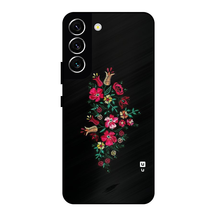 Pretty Allure Flower Metal Back Case for Galaxy S22 5G