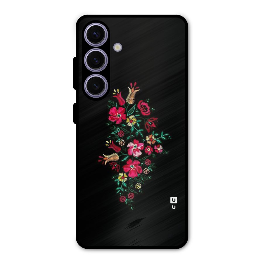 Pretty Allure Flower Metal Back Case for Galaxy S24