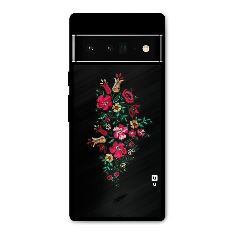 Pretty Allure Flower Metal Back Case for Google Pixel 6 Pro