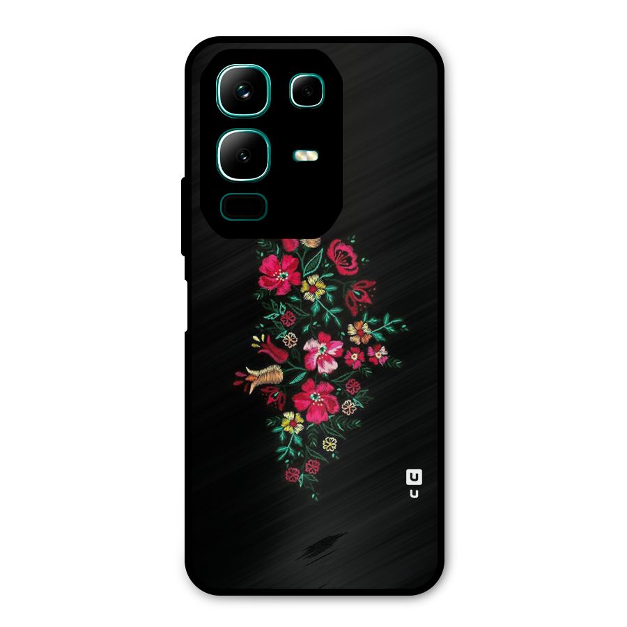 Pretty Allure Flower Metal Back Case for Infinix Note 50x