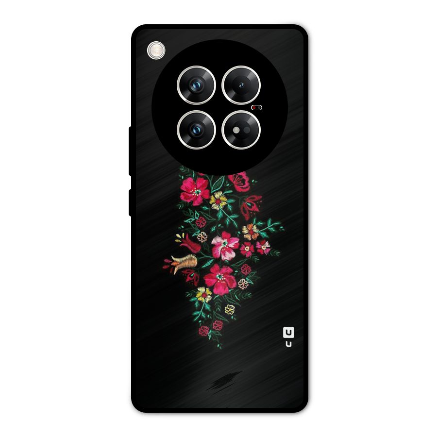 Pretty Allure Flower Metal Back Case for Infinix Zero 40 5G