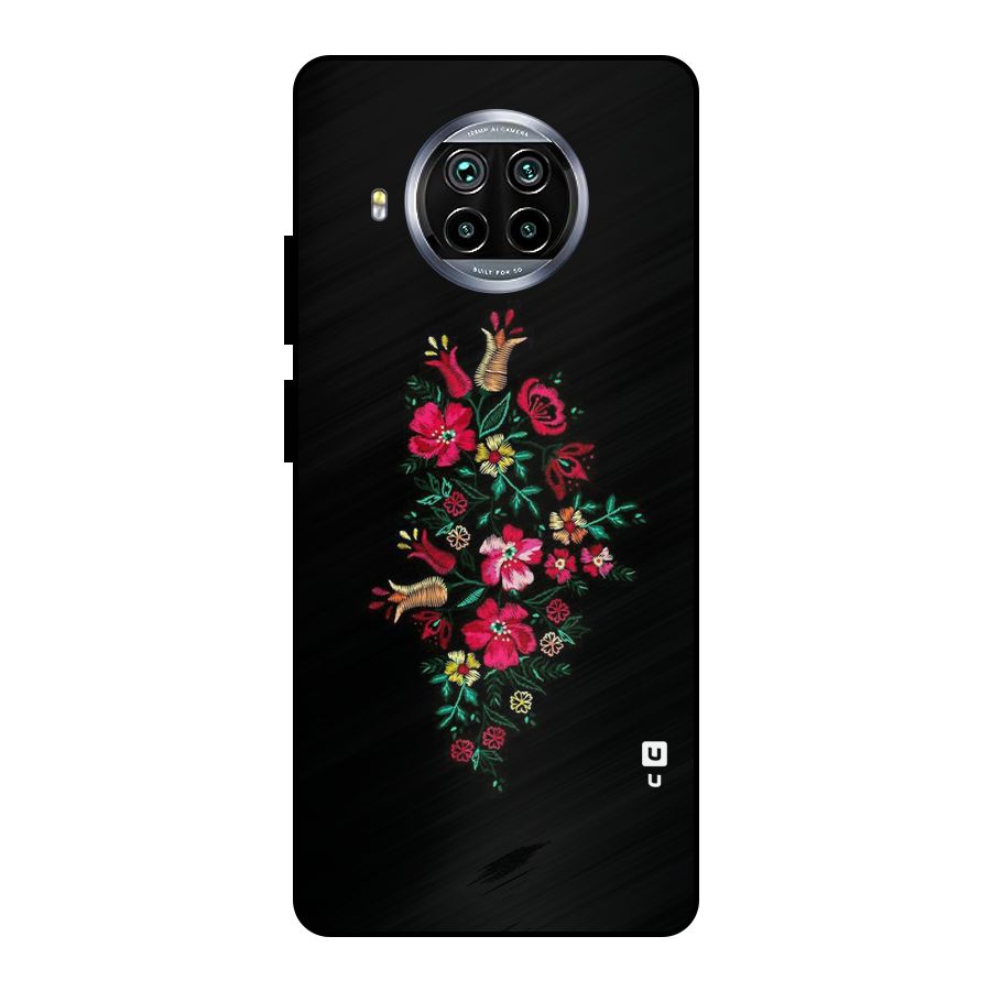 Pretty Allure Flower Metal Back Case for Mi 10i