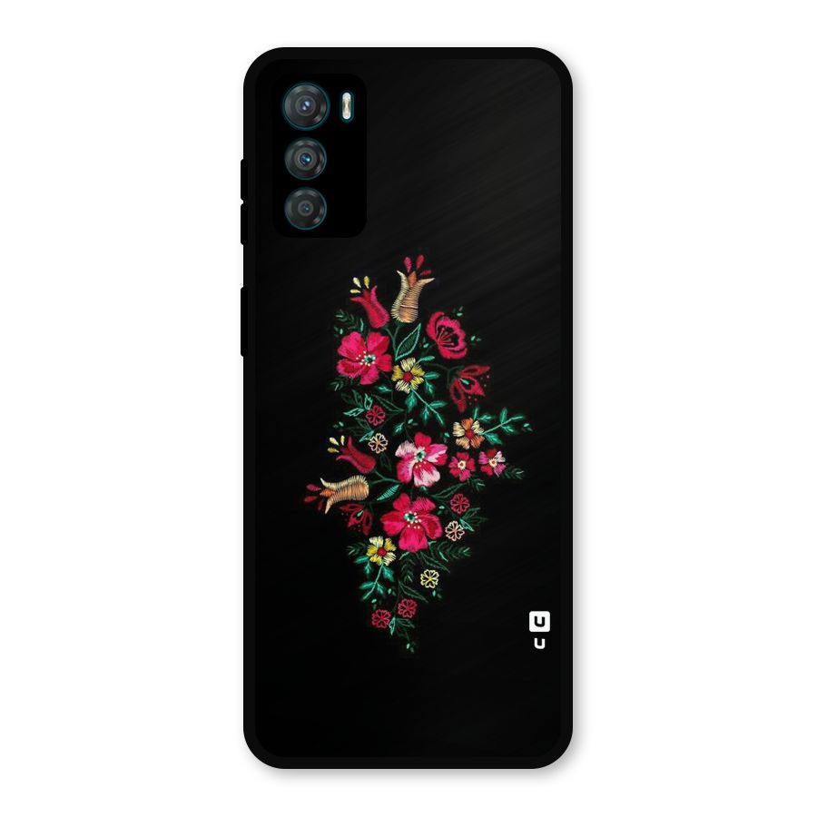 Pretty Allure Flower Metal Back Case for Moto G42