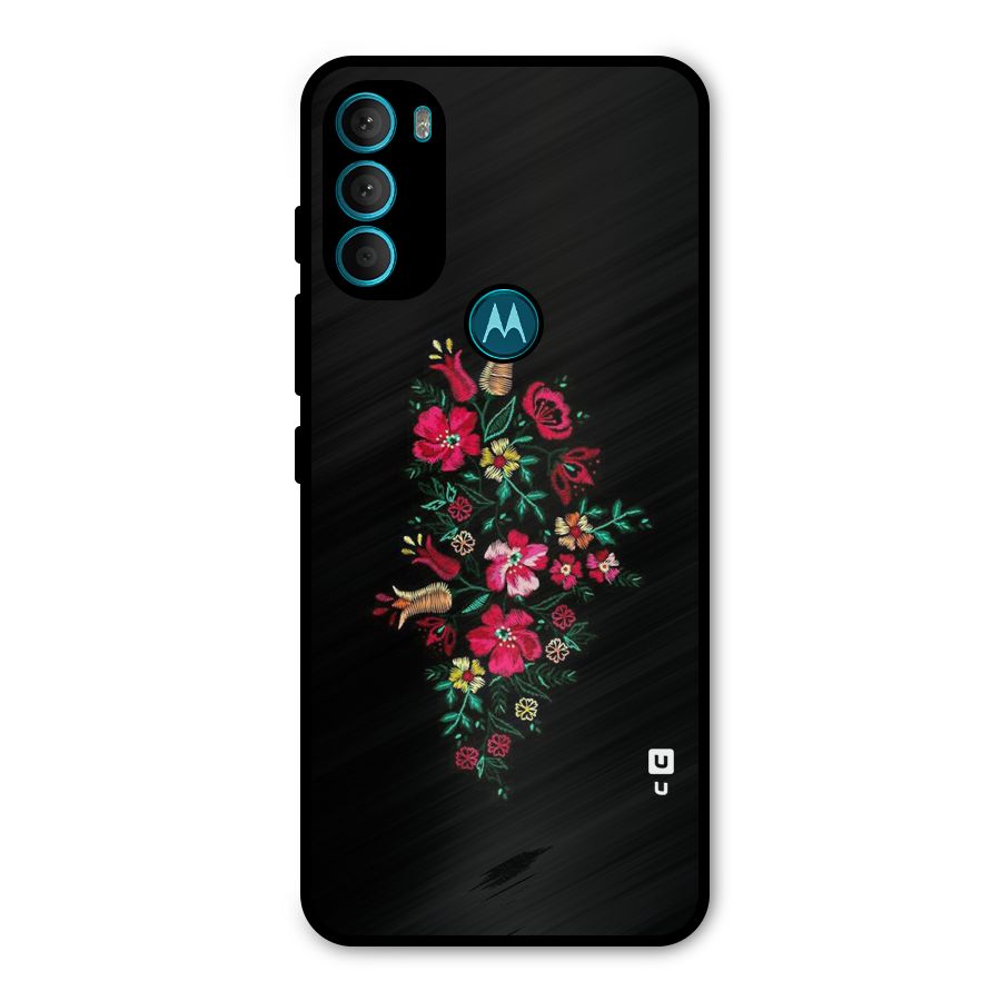Pretty Allure Flower Metal Back Case for Moto G71 5G