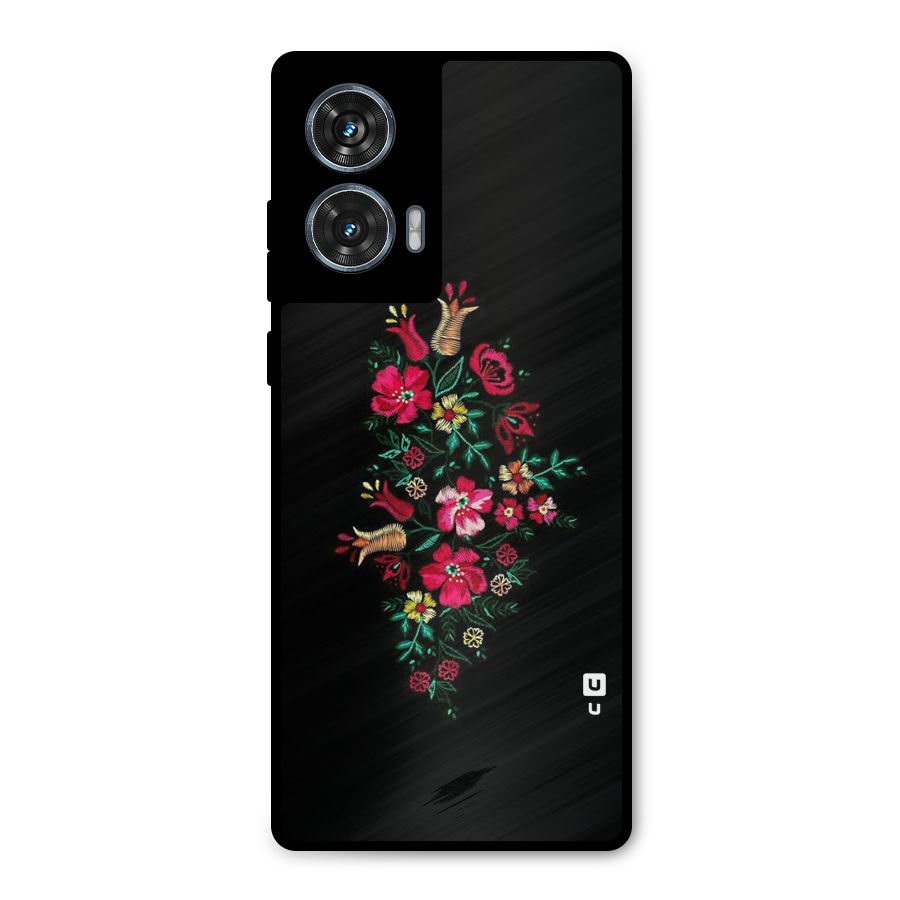 Pretty Allure Flower Metal Back Case for Motorola G96