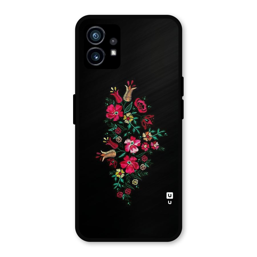 Pretty Allure Flower Metal Back Case for Nothing Phone 1