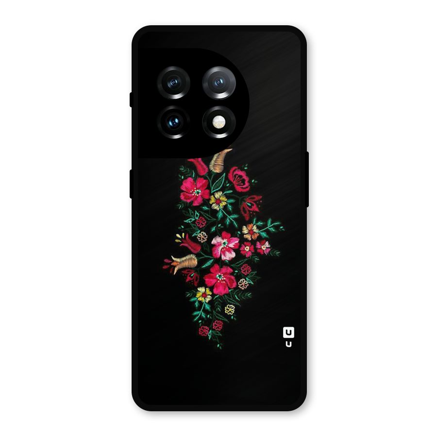 Pretty Allure Flower Metal Back Case for OnePlus 11