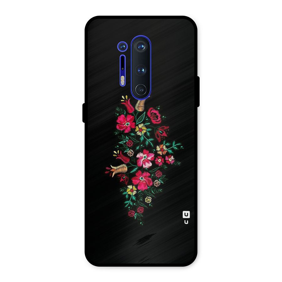 Pretty Allure Flower Metal Back Case for OnePlus 8 Pro