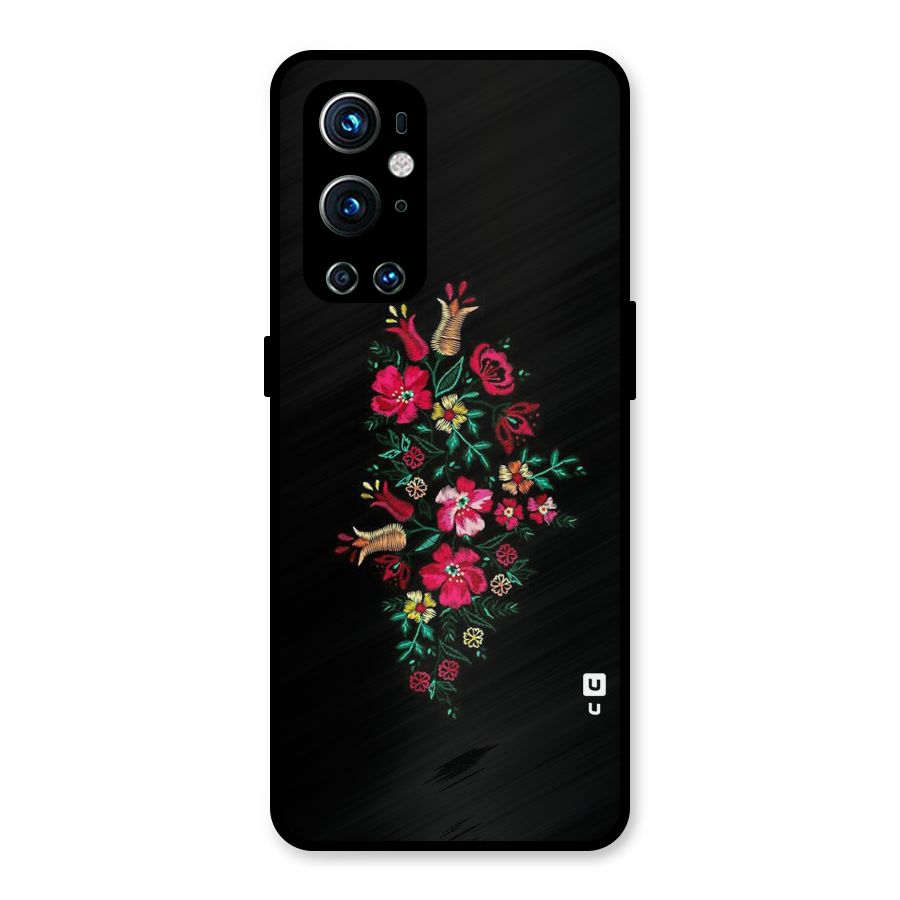 Pretty Allure Flower Metal Back Case for OnePlus 9 Pro
