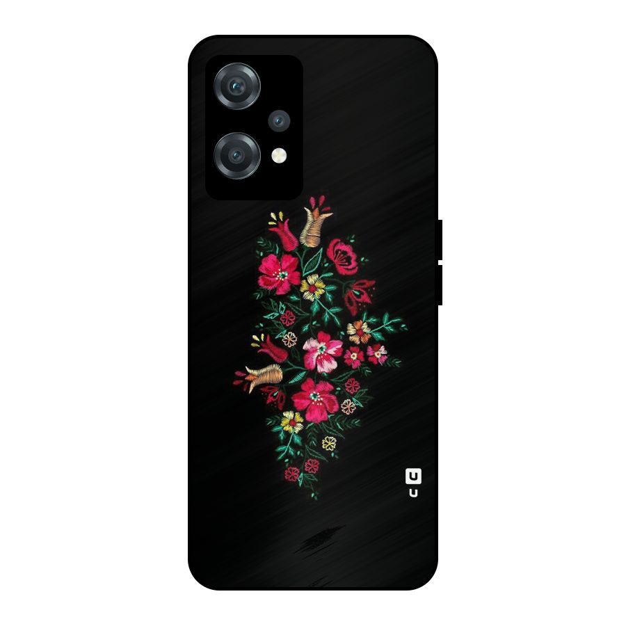 Pretty Allure Flower Metal Back Case for OnePlus Nord CE 2 Lite 5G