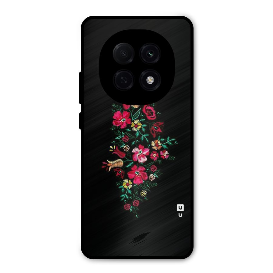 Pretty Allure Flower Metal Back Case for Oppo F29 Pro