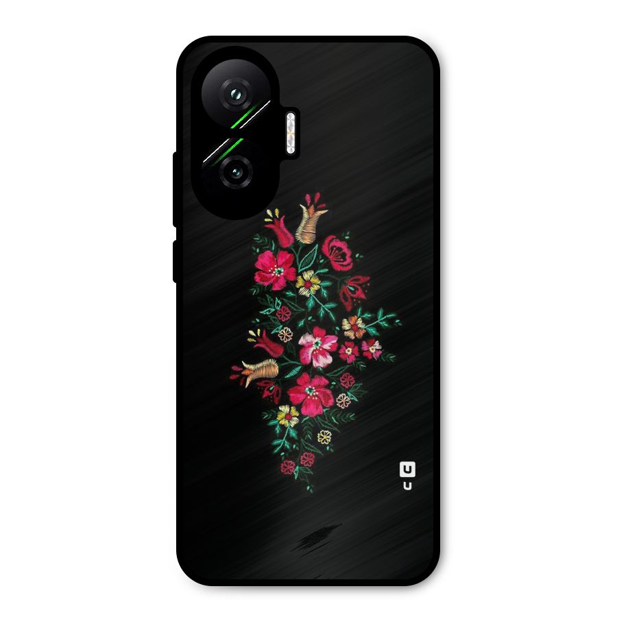 Pretty Allure Flower Metal Back Case for Poco F7