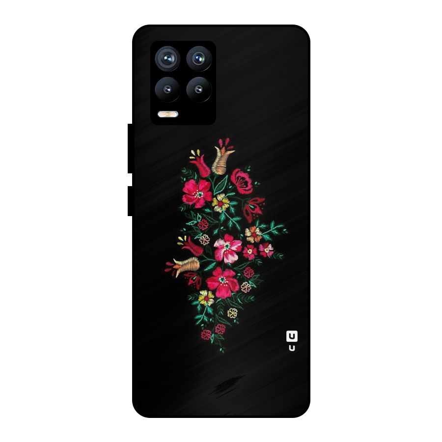 Pretty Allure Flower Metal Back Case for Realme 8 Pro