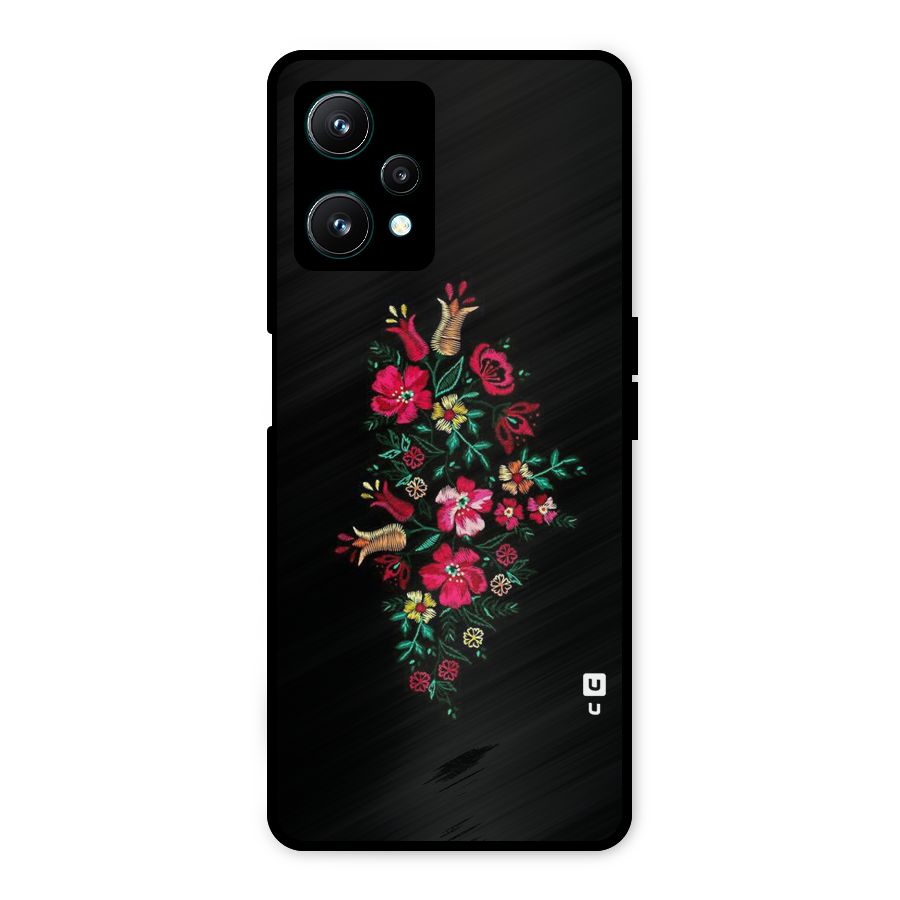 Pretty Allure Flower Metal Back Case for Realme 9 Pro 5G