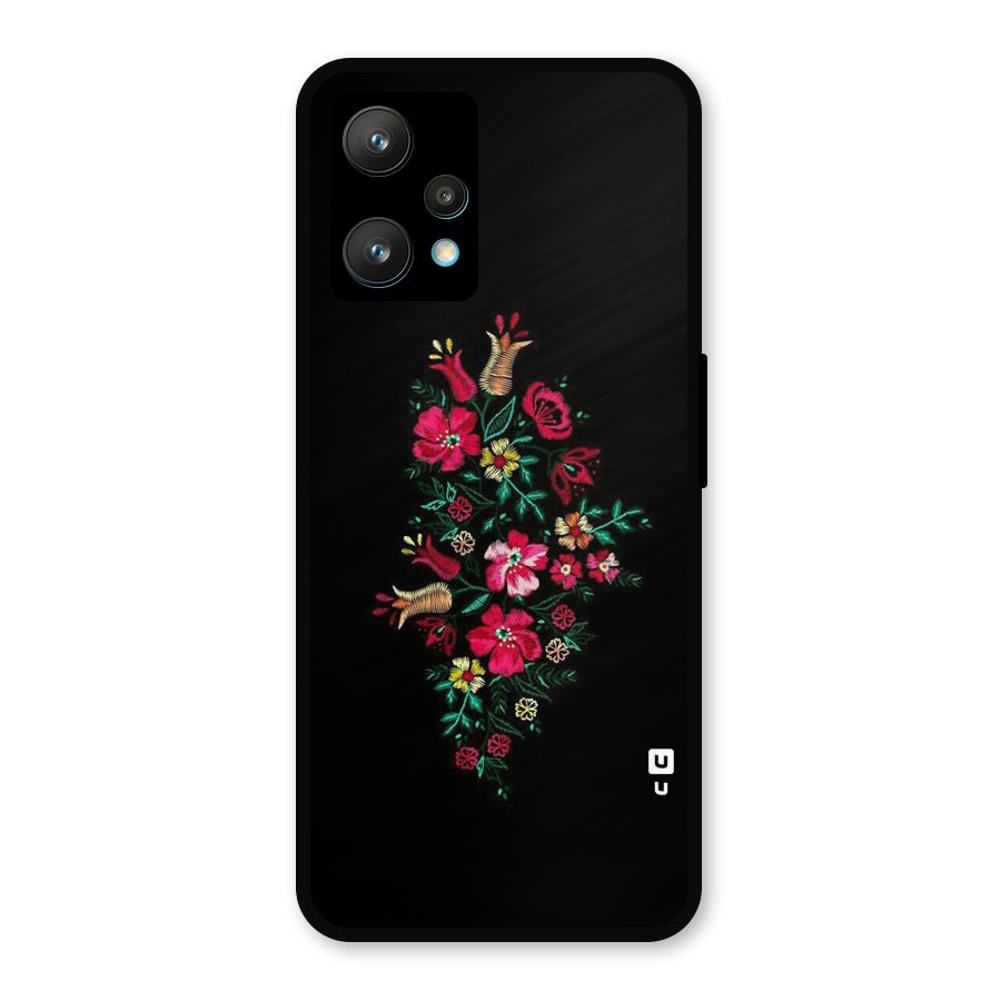 Pretty Allure Flower Metal Back Case for Realme 9 Pro Plus 5G
