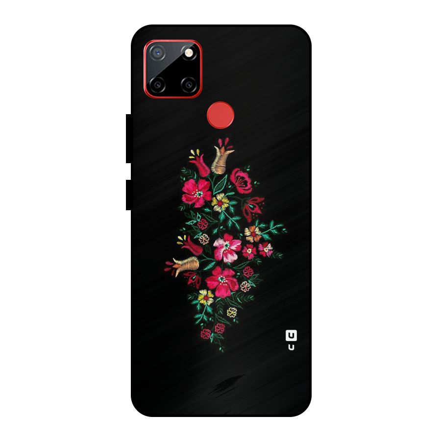 Pretty Allure Flower Metal Back Case for Realme C12